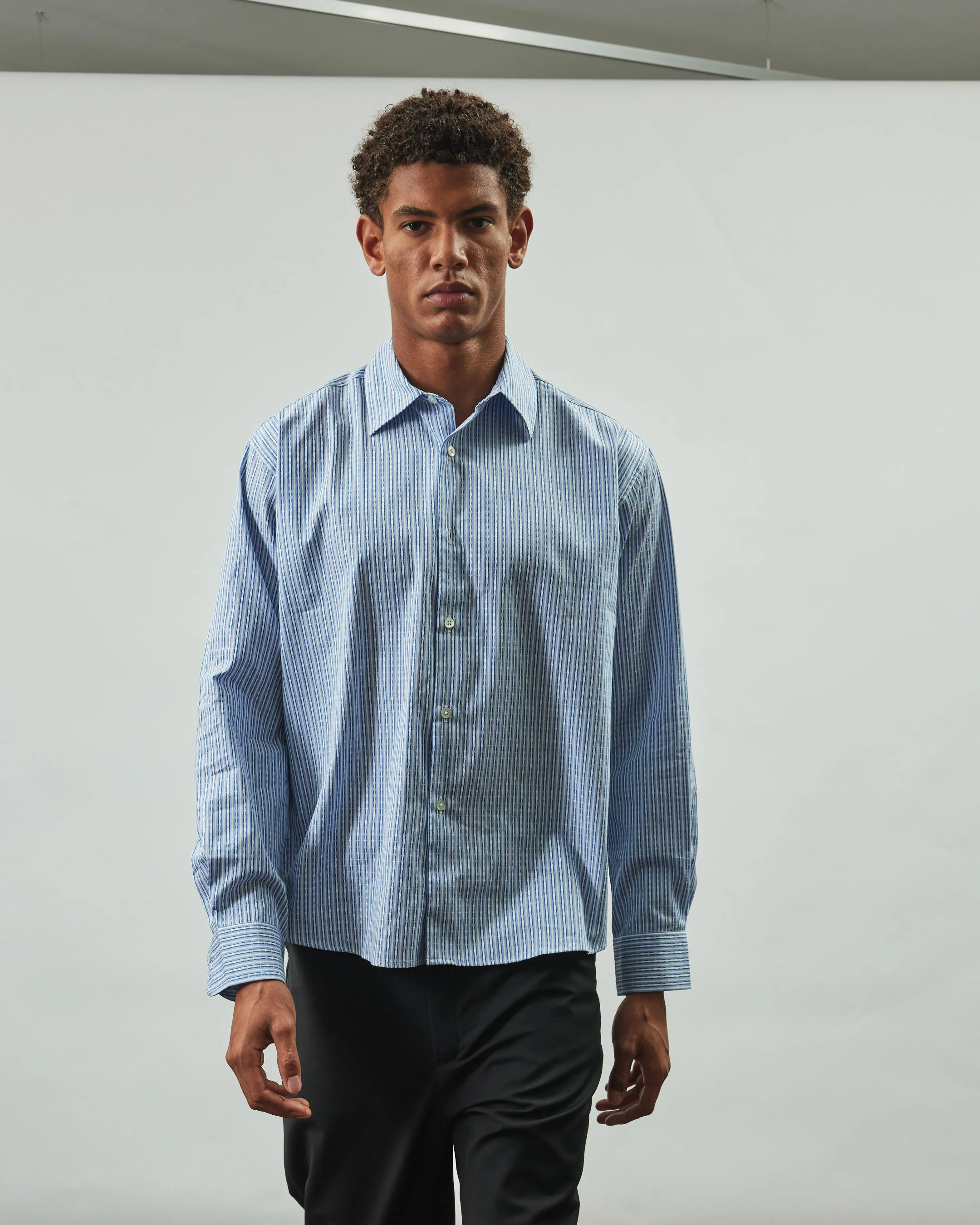 Find Shirt - Blue/White Stripe - Image 5