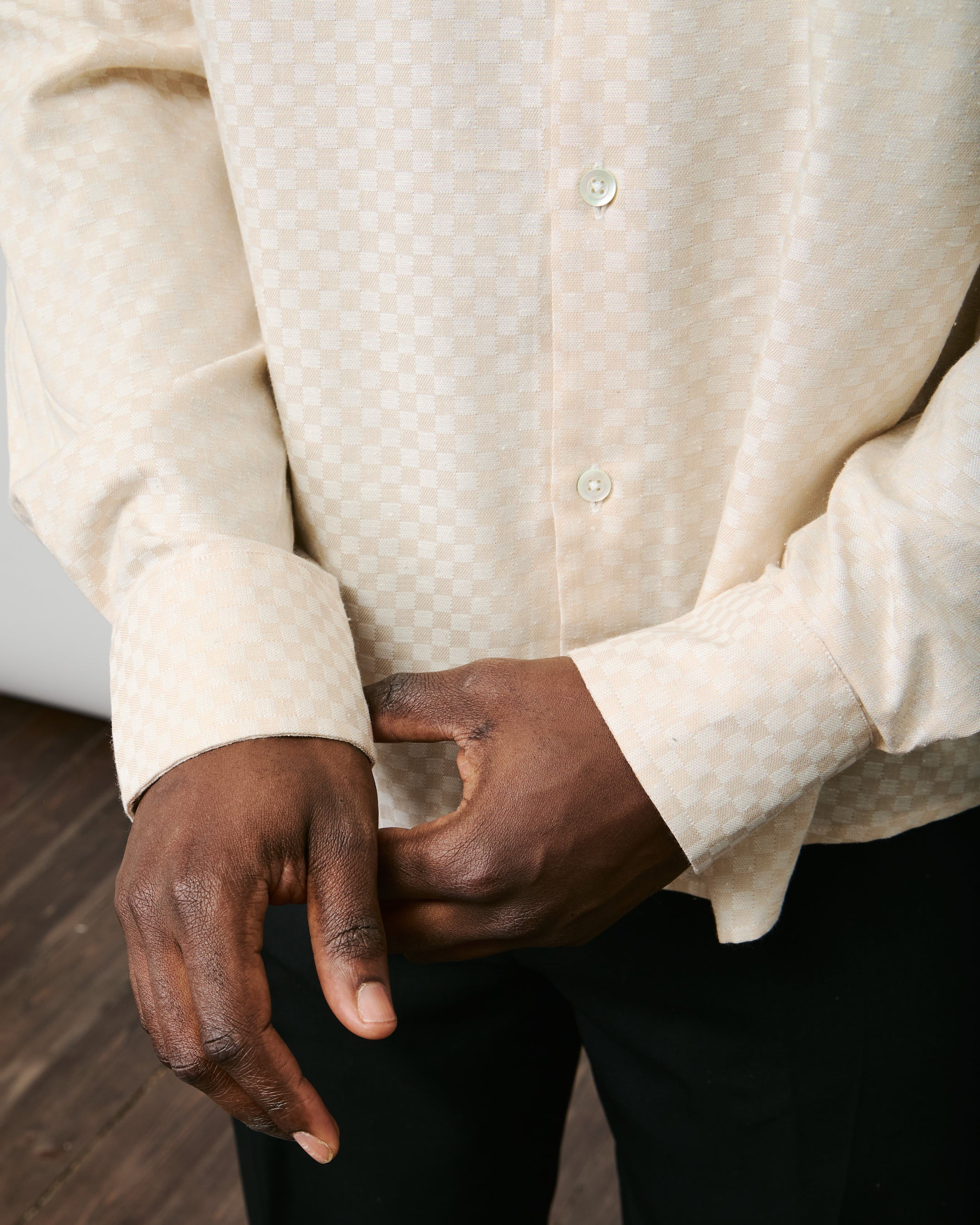 Find Shirt - Cream Check - Image 4