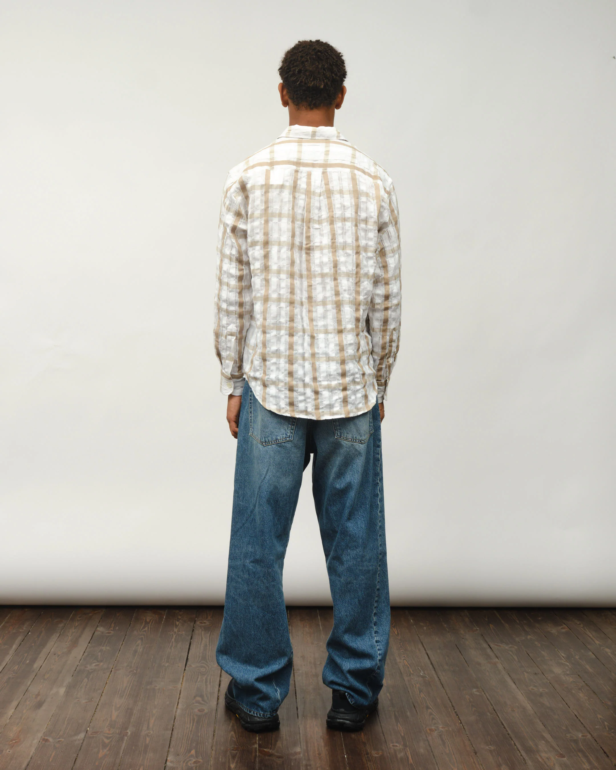 Find Shirt - White Sand Check - Image 4