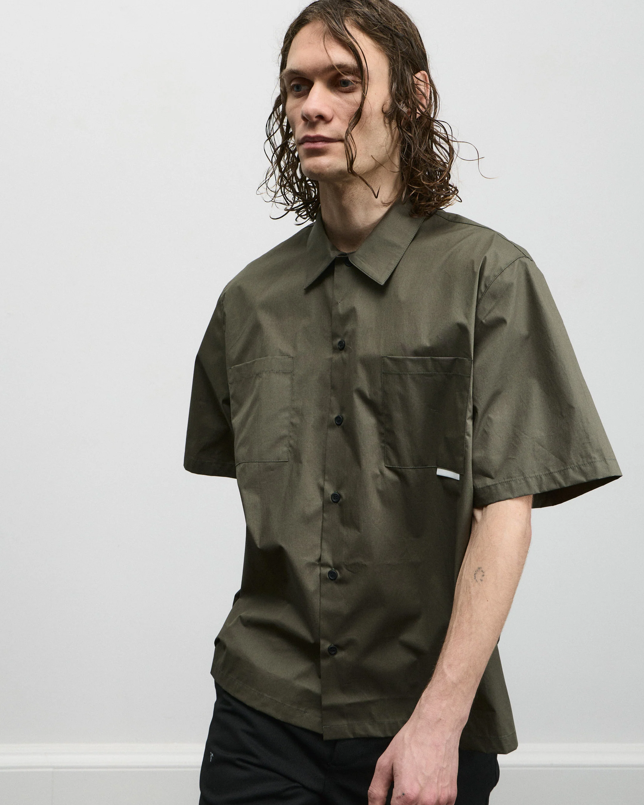 Replicated S/S Shirt- Military Green - Image 4